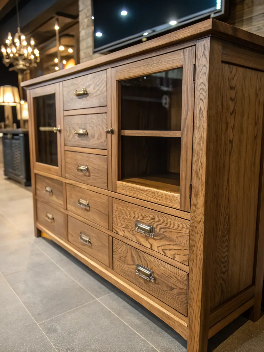 A close-up shot of Intema's innovative kitchen storage solutions, highlighting the quality materials and space-saving design.